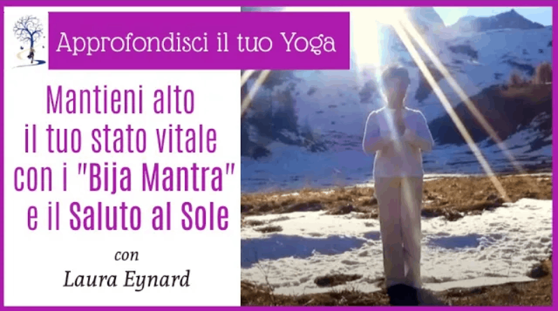 Mantieni alto stato stato vitale con saluto al sole yoga