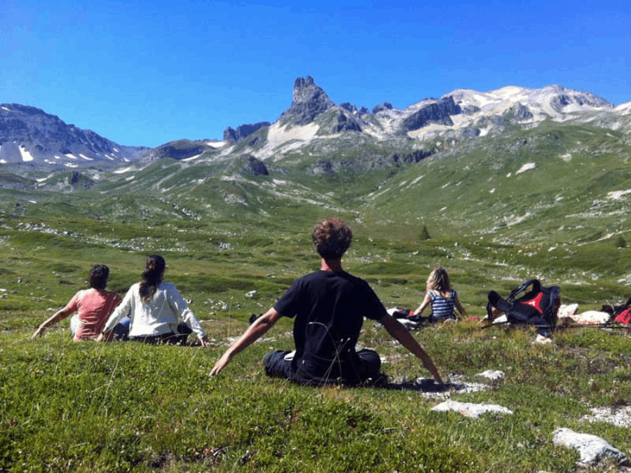 Ritiro yoga in montagna